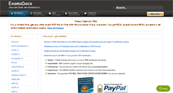 Desktop Screenshot of examsdocs.com