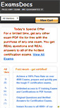 Mobile Screenshot of examsdocs.com